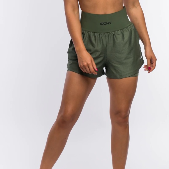 ECHT Shorts Paramount Flow Shorts Olive Khaki Green Poshmark
